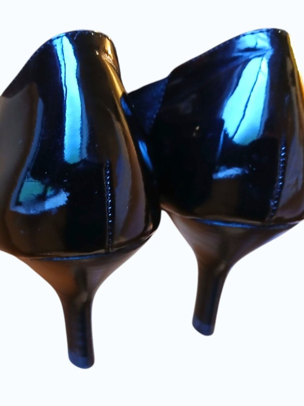DONALD J. PLINER Gray & Black Kitten Heel Pumps - EUC - Picture 8 of 11